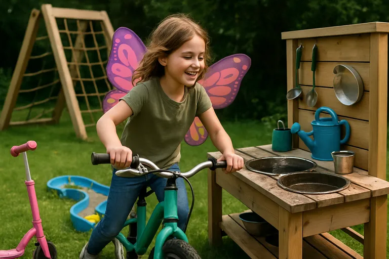 Stoer en duurzaam buitenspeelgoed voor meiden dat fantasie prikkelt en van elke tuin een avontuur maakt