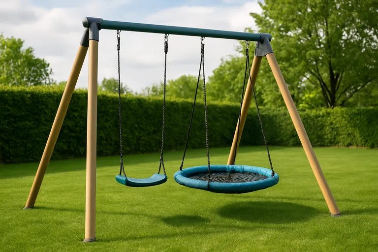 Veilig en duurzaam schommelen in je tuin met de schommels van Decathlon