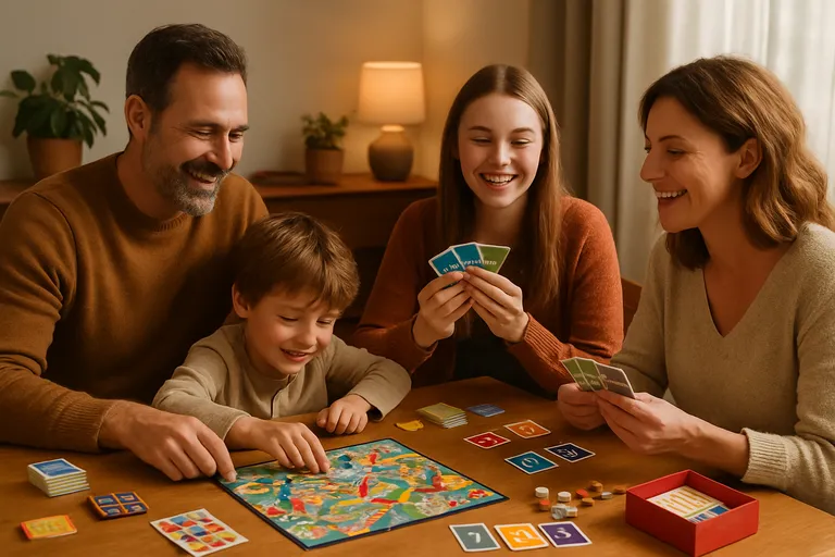 Aan tafel met het hele gezin: familiespellen die je spelletjesavond onvergetelijk maken