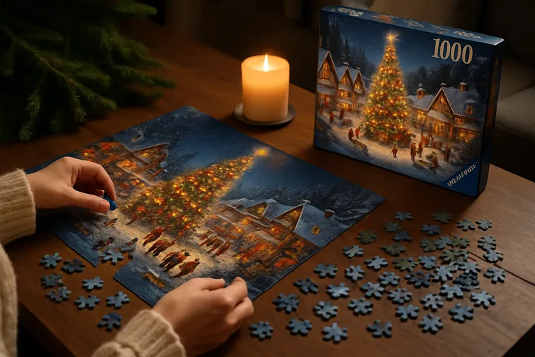 Ontdek de magie van de Ravensburger kerstpuzzel voor lange winteravonden vol sfeervol puzzelplezier