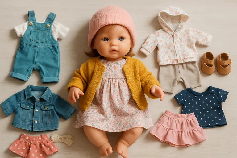 Schattige poppenmode om te mixen en matchen voor onvergetelijk speelplezier