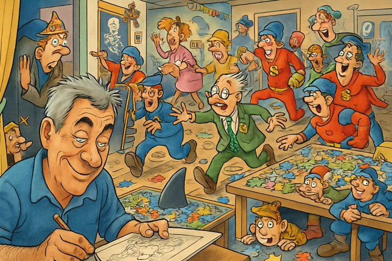 Humor, chaos en verborgen grapjes: de onweerstaanbare wereld van jan van haasteren