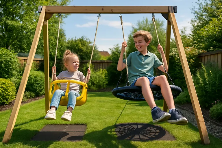 Plezier en ontspanning in je tuin met een veilige, duurzame schommel die bij je gezin past